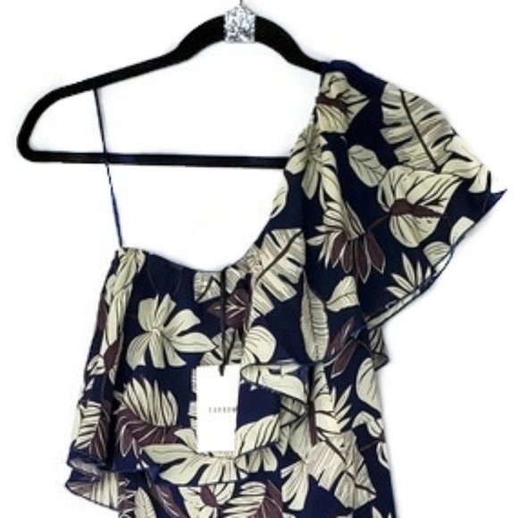 Farrow floral gorgeous one-shouldered piece jumpsuit. * NWT ~ Size Small* - Picture 6 of 6